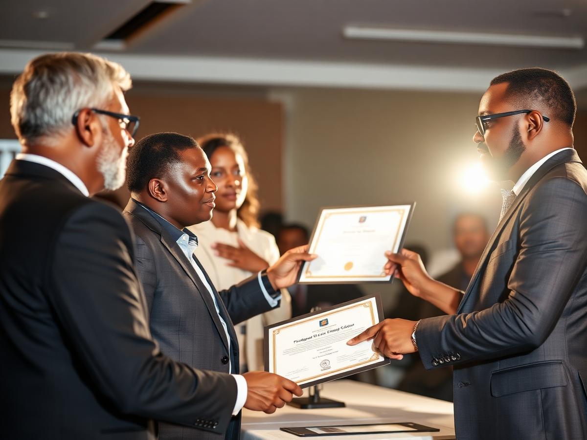 Remise de certificat MASE